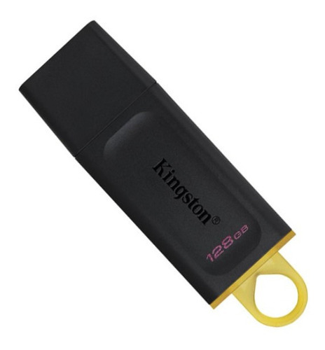 Flash Memory Kingston Exodia Dtx-128gb Usb 3.2 Color Negro