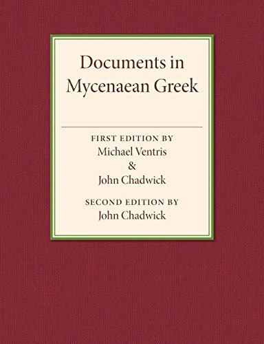Documents In Mycenaean Greek