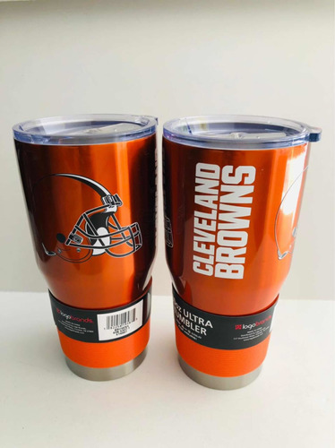 Vaso Térmico Cafés De Cleveland Browns, Producto Oficial Nfl