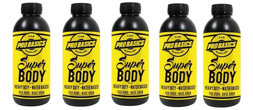 Super Body Recubrimiento Ahulado Anticorrisivo Base Agua 5lt