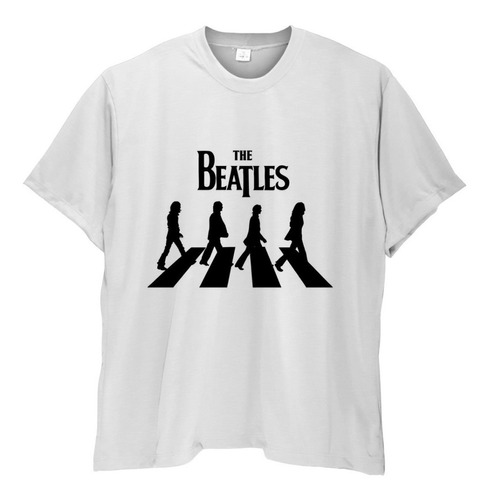 Camiseta Masculina Beatles Abbey Road Plus Size Até G6