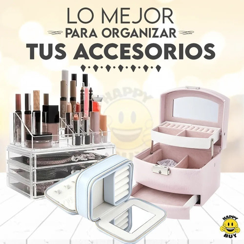 Set Organizador De Cosméticos Accesorios Maquillaje Gavetas