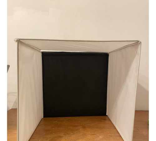 Caja Cabina Para Fotos Blanco Tela Plegable (Usado)