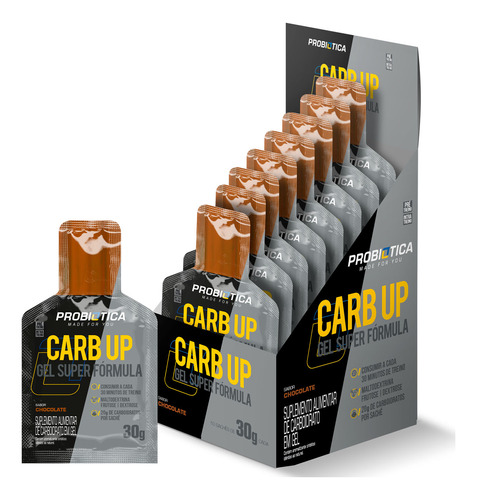 Carb Up Gel Super Formul Disp 10 Saches Chocolate Probiotica