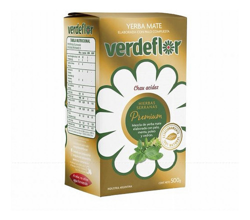 Yerba Mate Verdeflor Premium 500 Grs.