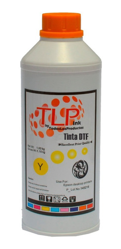 Imagen 1 de 1 de Tinta Dtf Marca Tlp 1 Kg Impresoras Dtf Con Re Circulación