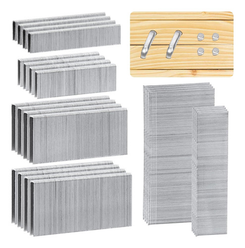 3624pcs 18 Gauge 1/4  Narrow Crown Staples With Brad Na...