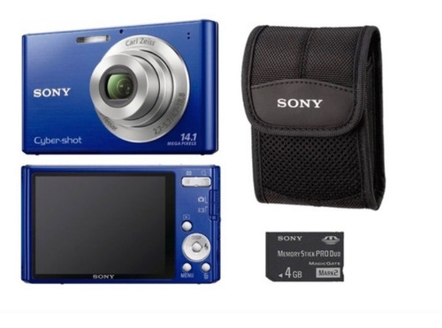 Imagen 1 de 7 de Camara Sony Dsc-w330 De 14,1 Mp + Estuche Y Memoria 4gb