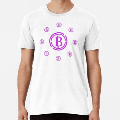 Remera Logotipo De Bitcoin, Bitcoin Aceptado Aquí, Símbolo B