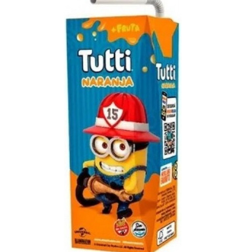 Jugo Tutti Naranja Minions X200ml X18und - Almacen Mingo