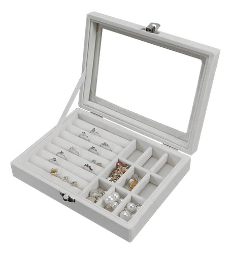 Joyero Organizador De Plush Portatil Multiusos