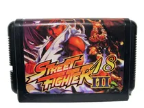 Comprar Cartucho 16bit Juego Sega Genesis Street Fighter 3 18 Person