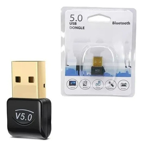 Transmisor Receptor Usb Bluetooth 5.0 Pc Notebook Adaptador