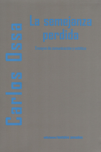 Semejanza Perdida. Ensayos De Comunicación Y Estética, La