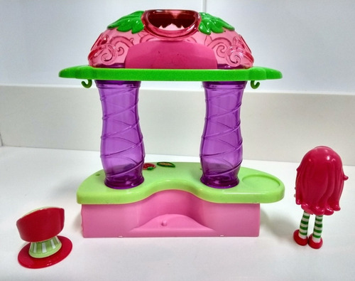 Boneca Moranguinho Acessório Cenário Smoothie De Frutas