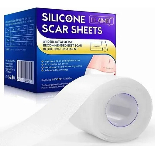 Parche Silicón Reutilizable Cicatrices Rollo 3 Metros