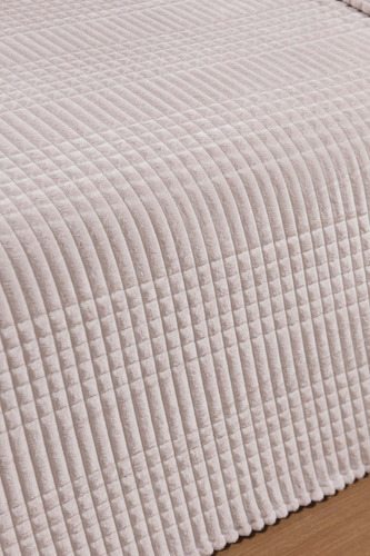 Cobertor Manta Casal Macio Canelado Cores Cor Branco