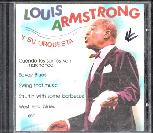 Louis Armstrong. El Autentico. Cd Original Usado. Qqb. 