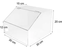 Comprar Caja Contenedor Acrilico Dulces Condimentos Cereales 