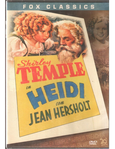 Heide Shirley Temple Dvd Original Lacrado Versão Colorizada
