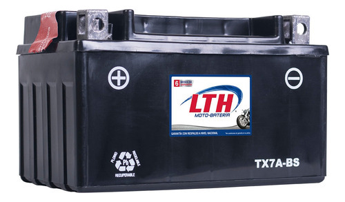 Batería Gel Motoneta Italika Ws Ds Dm Lth Tx7a-bs Ytx7a-bs