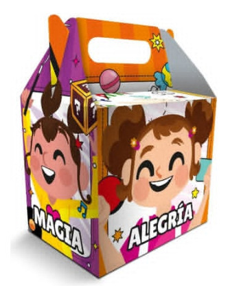 Caja Cotillón Infantil.motivo Día Del Niño.pack 12 Unds