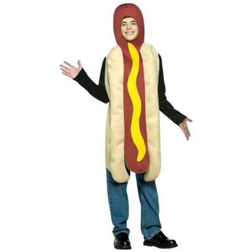 Disfraz Ligero De Hot Dog Adolescentes