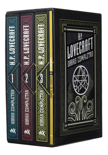 * H. P. Lovecraft Obras Completas * 4 Tomos Estuche  Sellado