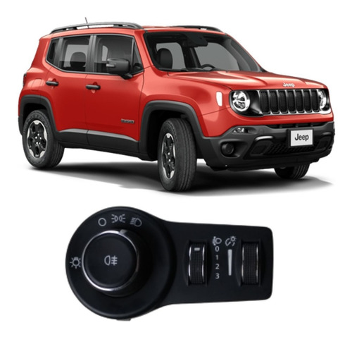 Botão Farol Jeep Renegade Compass
