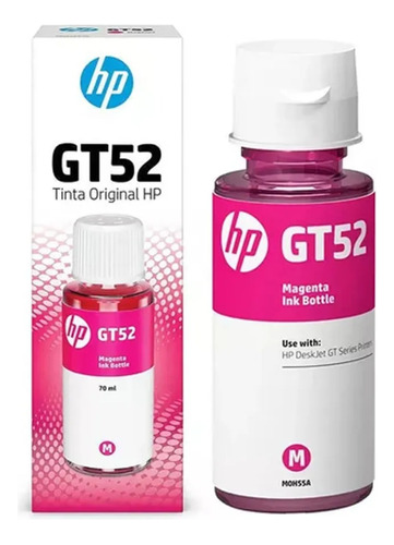 Refil De Tinta Hp Gt52 Gt53/51 Magenta Original P/ Gt5810