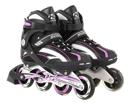 Patines Hondar Q8 Morado 3 Meses De Uso + Bolso