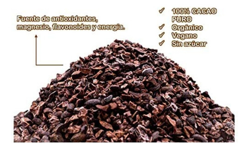 Cacao Nibs Orgánicos Tabasco Cacep 1 Kg