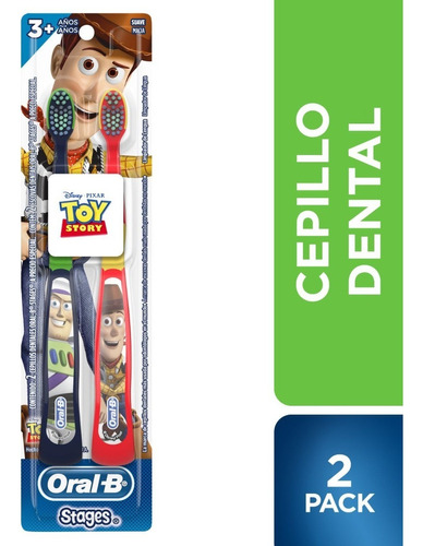 Pack 2 Cepillo Dental Niños Oral-btoy Story Ultra Suaves