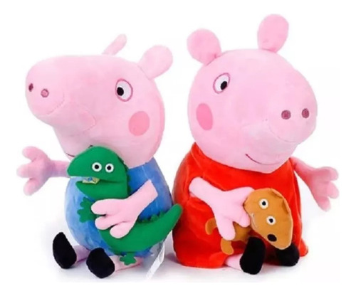 Set Peluches Peppa Pig Y George 25 Cm 