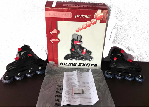 Patines En Línea Profitness Ajustables Para Niño (Usado)