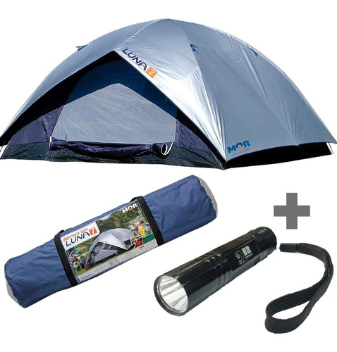 Barraca Acampamento Camping 7 Pessoas Impermeável + Lanterna