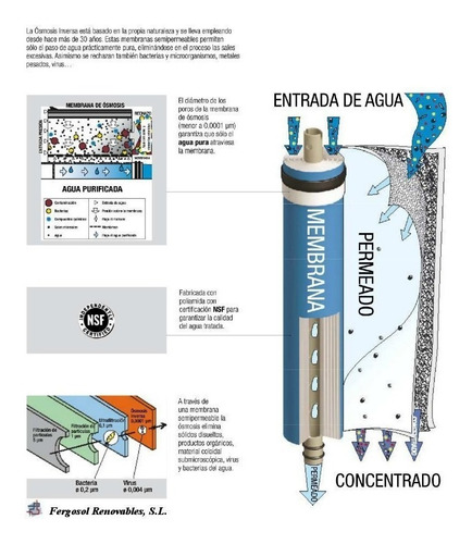Filtro Purificador De Agua Osmosis Inversa Premium Con Bomba
