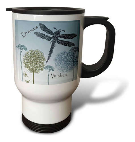 3drose Dreams And Wishes Dandelions Y Dragonflies Traza De V