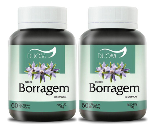 Kit 2 Und Óleo De Borragem 60cps 500mg Duom