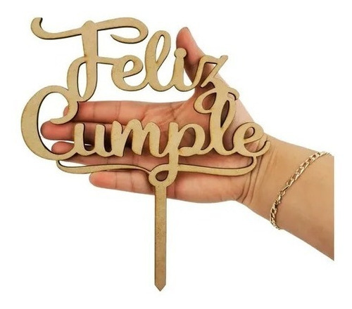 Imagen 6 de 9 de 10 Letreros Pastel Cake Topper Fiesta Cumpleaños Variedad