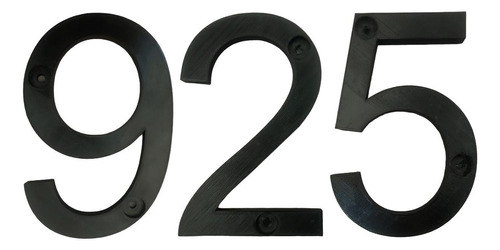 Caracteres Números Exteriores, Mxgnb-925, Número 925, 17.7cm