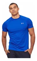 Comprar Playera Under Armour Heatgear Tech Tee Blue Man