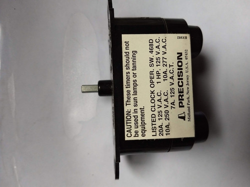 Temporizador (timer) Mecanico 12 Horas 110v 20 Amp (Usado)