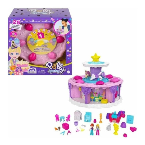 Polly Pocket Set Pastel Bluebird Helado Ballena Conejo Mini