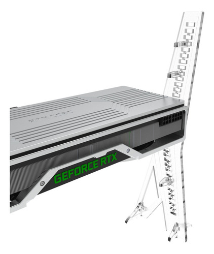 Suporte Vertical Ajustável Para Placa De Vídeo - Artbox3d Cor Transparente