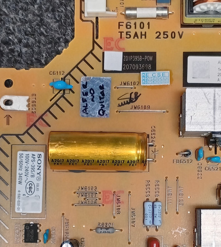 Fuente #61 Kd-55x750h N/p 1-980-310-31 (Usado)