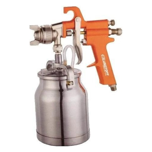 Pistola De Pintar Alta Presion Tacho Metalico 1lt Lusqtoff