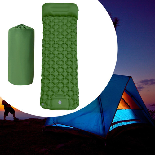 Colchoneta Inflable Para Dormir Para Acampar, Colchón De