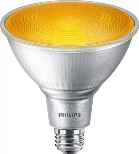 Bombillo Reflector Led Par 38 13,5w Amarillo Phillips 