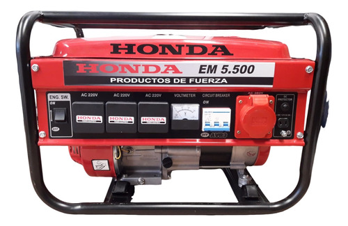 Grupo Electrogeno Honda Em 5500 Mono. 220v - Trifasico 380v